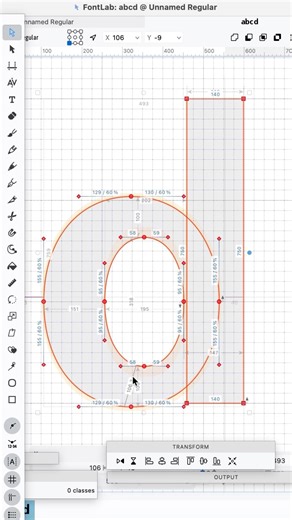 Lowercase glyph FontLab 8 #fontlab8 #fontlab #typography #typeface #font #sansserif #fontdesign