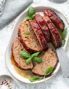 Tomato-Basil Turkey Meatloaf
