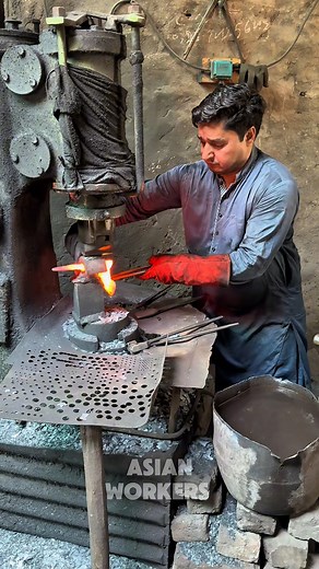 127K views · 463 reactions | How Blacksmiths Create Powerful Tools by Hand | Asian Workers | Facebook