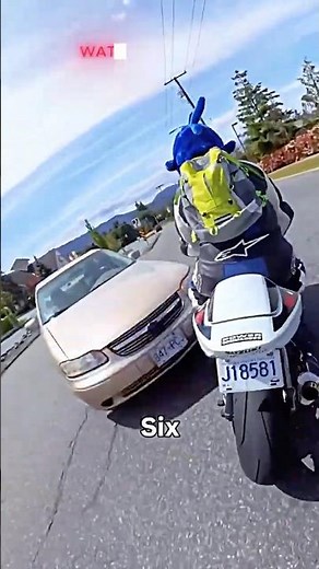 This is the reason you should NEVER ride without proper biker gear