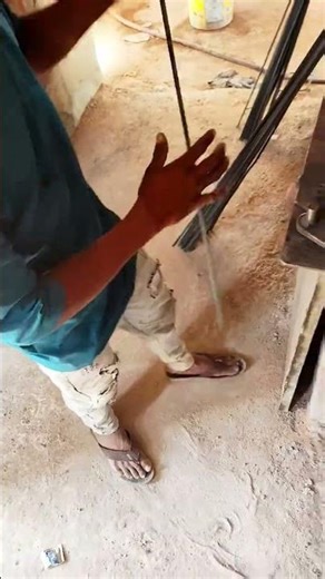 stirrup making process | construction work post | metal working video