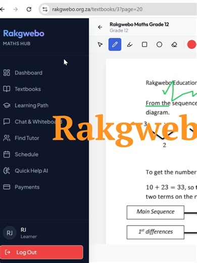 Introducing The Rakgwebo Maths App🙂