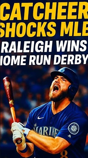 Catcher Shocks MLB — Raleigh Wins Home Run Derby! 🔥⚾ #MLB #HomeRunDerby #bobogumpus