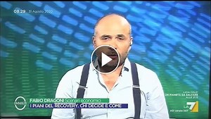 Recovery Fund, il paragone di Fabio Dragoni: "E' come la vitamina D quando si muore dissanguati"