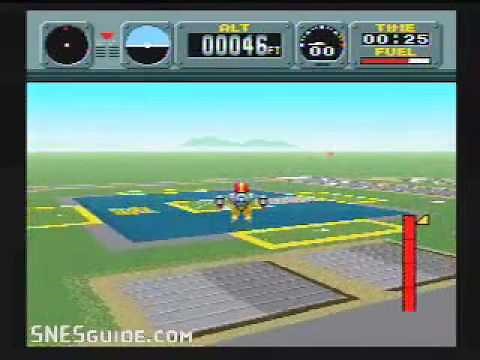 Pilotwings - SNES Gameplay