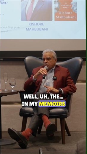 What makes Kishore Mahbubani's memoirs different? In conversation with Shiv Puri #firesidechat