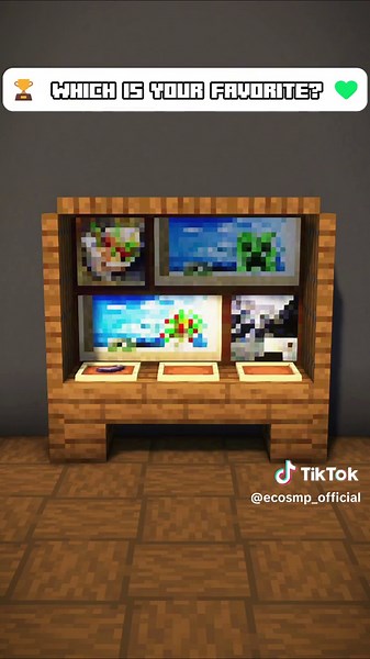 Minecraft Mini Builds Ep. 59 | 3 Easy Spruce Interior Ideas In this EcoSMP Minecraft Mini Builds episode, we show 3 easy spruce interior design ideas for your survival house. Don't forget to subscribe for more Minecraft building tips and tricks, Minecraft hacks, Minecraft tutorials, and more to bring your Minecraft aesthetic to the next level! ► Credits: 🏗️ Builder: Pixl_MC 🏞️ Complementary Shaders 🎬 Replay Mod 🎮 EcoSMP Server 🎵 Music Courtesy Of Mojang Studios #minecraft #minecraftbuild #m