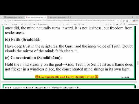 Practical Life Lessons from the Bhagavad Gītā Video 0005