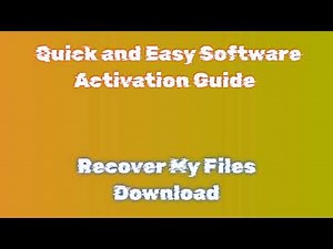 Recover My Files license: How to install Recover My Files activated | How to Download Recover My