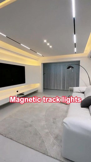 Magnetic track light installation#lamp #light #led #lightingdecor #homedecor #homedecoration #interiordesign #homeowners #interiordesigner #madeinchina #summer #art | Alead Home Intelligent