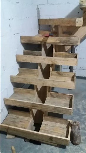 forma escada vazada feita por um inscrito do canal que acompanha nossas dicas