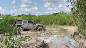 Extreme Jeep Wrangler JKU Mudding on a Swamp !!! | OFF ROAD N CHILL