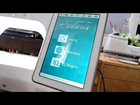 IQ Designer Tutorial Series Repeats and Edge 2 Edge Hooping tips on the Baby Lock Solaris #5 Final