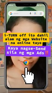 497K views · 4.3K reactions | Iturn-off ito sa settings dahil alam ng mga website na online tayo kaya nagsesend sila ng mga ads sa ating cellphone. #sitesettings #googlechrome #website #tutorial | Leocela Mae Amit Abrau | Facebook