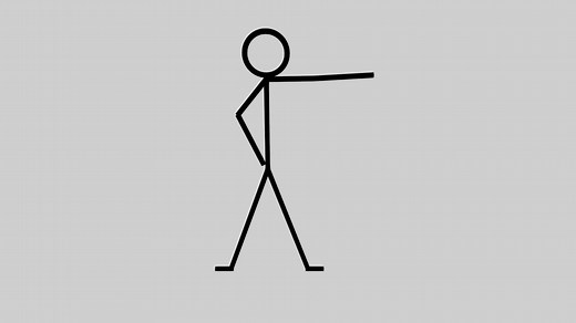 Simple rigged stickman for 2D animations - Download Free 3D model by Hitokage Production (@hitokageproduction)
