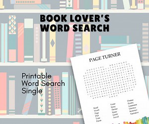 Book Lover's Word Search
