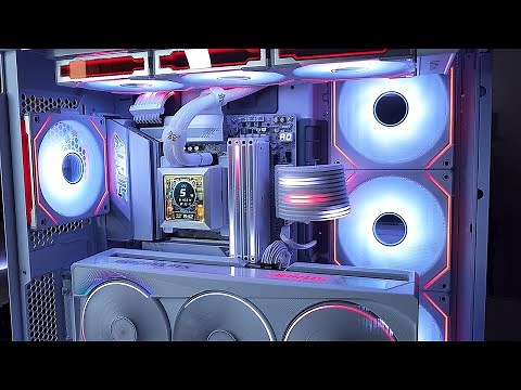 Building My $10,000 Dream PC - RTX 5090 + AMD 9950X3D - All White