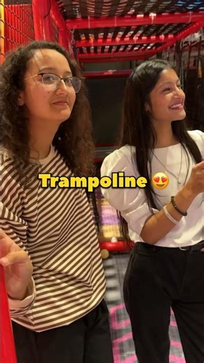 My First Trampoline Park Experience 😍 #shorts #vlog #minivlog #trampoline