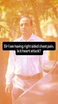 RIGHT SIDE CHEST PAIN #heartattack #heartattackawareness