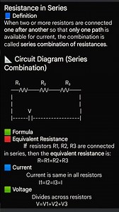 #Resistance in series#class10 #currentelectricity #physics #exam #highschoolphysics #class12 #shorts