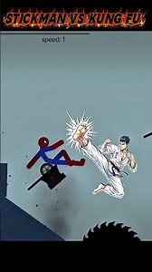 STICKMAN vs KUNG FU 😱💀Epic moment Gameplay! #shorts #stickman #trollfaceedit #kungfu