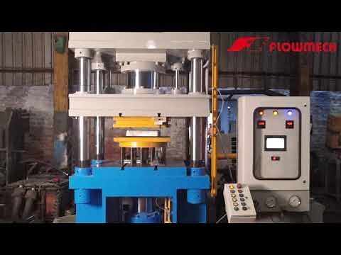 200 Ton Hydraulic Deep Draw Press With Die Cushion | Flowmech Engineers Pvt Ltd.