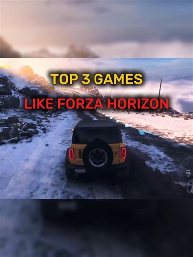 Top 3 Games Like Forza Horizon on Mobile 🚗🔥 #shorts #openworldgames