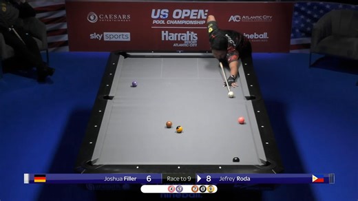 A famous victory for Jefrey Roda. A famous victory for the Philippines. Deathstroke delivered a shocking blow to 2019 champion Joshua Filler earlier this afternoon. #USOpenPool 🇺🇸 | Matchroom Pool