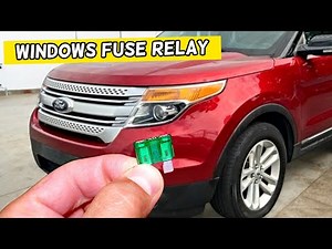 Ford Explorer Power Windows Fuse Relay Location Replacement 2011 2012 2013 2014 2015