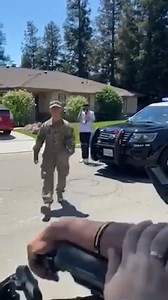 He's a retired police officer diagnosed with ALS and he was just treated to a parade and surprise visitor. 💕 | recordonline.com