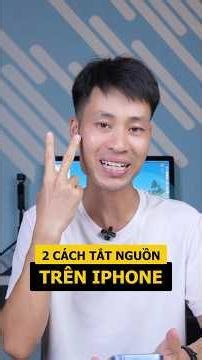 2 extremely simple ways to turn off your iPhone #quangvn #iphone