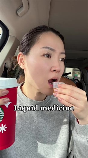 I will take a shot of anything except liquid medicine