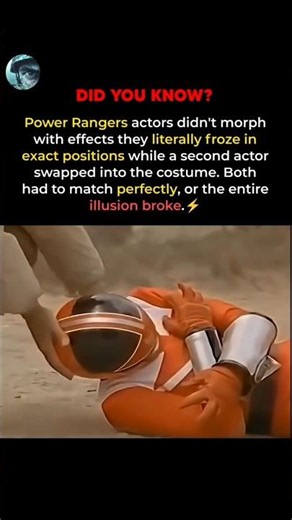 Power Rangers Morphing Secret Revealed: The Practical Effect You Never Noticed! ⚡ #shorts