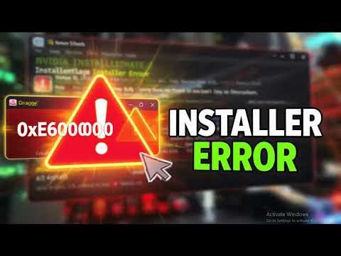 How to Fix NVIDIA App Installer Cannot Continue, Error Code 0xE600000