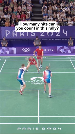 2.4M views · 20K reactions | Blink and you'll miss it! Comment your guess. #Olympics #Badminton | Olympics | Facebook