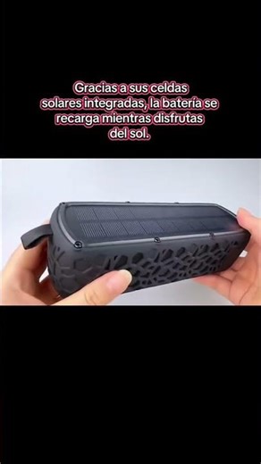 Bocina Carga Solar Eshine Contra Agua Campismo Uso Rudo