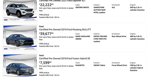 Ford Wants To Sell You A Car On Amazon