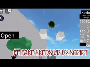 ROBLOX FE FAKE SKEDS VR V2 SCRIPT using FLUXUS EXECUTOR played at Fencing - script link on comments