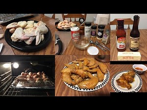 Crispy Oven-Fried Chicken Wings With Buffalo Wing Sauce