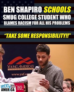 6.7K views · 295 reactions | Ben Shapiro SCHOOLS smug College student who BLAMES RACISM for all his problems | Brawl Breakdown | Facebook