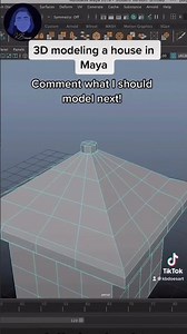 House 3D Model in Maya