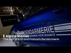 The Alpine A110 and France’s Gendarmerie – then and now | Renault Group