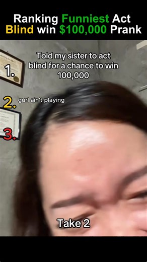 382K views · 13K reactions | Ranking Funniest Act Blind Win $100,000 prank #funnyvideos #reelsfypシ #ranking #funnymoments | Amog-us | Facebook