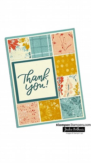 136K views · 2.3K reactions | Make a beautiful card using your paper scraps!! Time to pull out that collection of scraps and put them to use, while getting to show all sides of that pretty paper. Full details to make this card are on my blog | Stampin' With Jackie / Klompen Stampers | Facebook