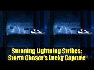 Stunning Lightning Strikes: Storm Chaser's Lucky Capture | Hank Schyma's Photography Adventure