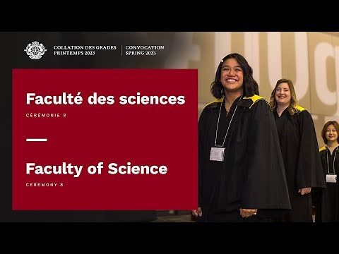 Cérémonie 8 - Faculté des sciences | Ceremony 8 - Faculty of Science | #uOGrad 2023