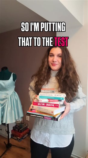 Claudia 🌎 Travel | Creativity | Sewing on Instagram: "There are hundreds of books about creativity. Do they make you more creative or just more informed? I’m reading them and documenting what actually works, and what sounds good in theory but doesn’t survive real life. Follow if you’re tired of feeling stuck. #learncreativity #creativelifestyle #creativeatheart #bemorecreative"