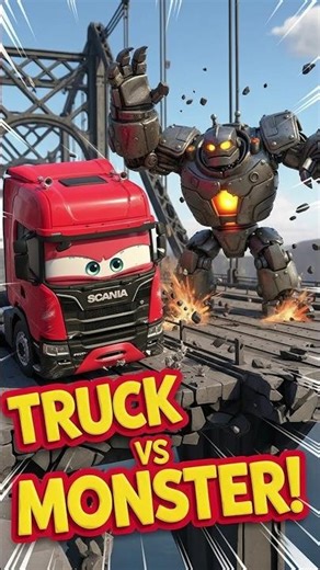 Scania R-Series vs Iron Ravager — Bridge Ambush