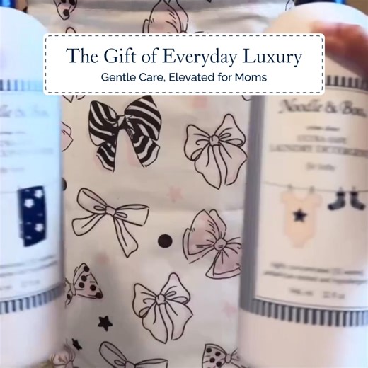 20K views | Give her the gift of laundry she’ll actually look forward to. Safe for baby, tough on stains, and softly scented for pure, cozy bliss. | Noodle & Boo | Facebook