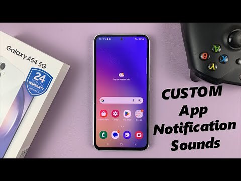 How To Set Different Notification Sounds For Different Apps On Samsung Galaxy A54 5G